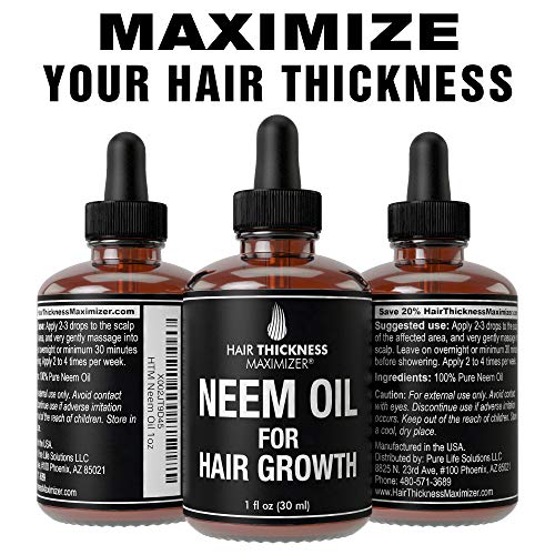 Organic Neem Oil For Hair Growth. From Pure Neem Seed of India. Stop