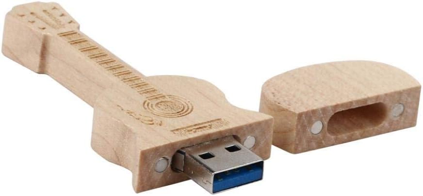 Guitar Wood 16GB USB Musical Instrument Flash Pen Drive Memory Thumb Stick Data Storage Bamboo - Image 3