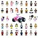 Minifigures Set - 36+13pcs Boys and Girls Mini Community People and Accessories 100% Compatible Building Bricks for Kids Party, to build More Fun
