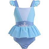 MYRISAM Girls Princess Two-Piece Tankini Swimsuits Party Bathing Suits Ruffles Beach Surf Swimming Swimwear Bikini Set