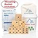 Summit Games Giant Yard Dice Set with Throwing Bucket - Includes 6 Wooden Dice (3.5