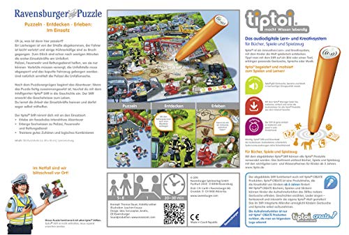 Ravensburger tiptoi 00554 Puzzeln, Entdecken, Erleben: Im Einsatz , für Kinder von 5-8 Jahren, Hilf Polizei, Feuerwehr… – Bild 3