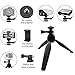 Phone Tripod, SYOSIN Mini Camera Tripod Selfie Stick Mini Tabletop Travel Stand Adjustable Camera Stand Holder with Wireless Remote Shutter and Universal Clip for DSLR, Gopro, Smartphone,More