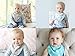 Baby Bandana Drool Bibs for Drooling and Teething - Hypoallergenic, Soft and Absorbent - 4 pack Bandana Bib Set for Boys and Girls by Bantik