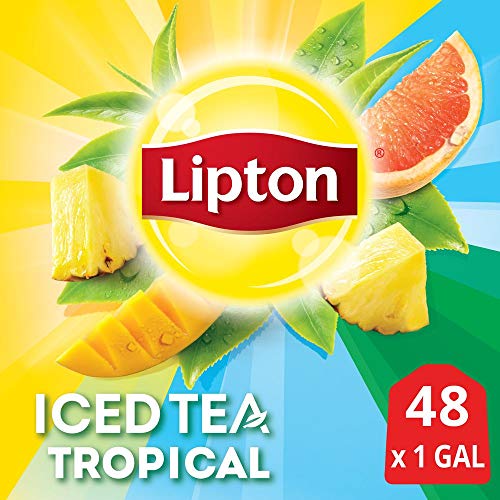 Lipton Tropical Iced Tea Bags Unsweetened Made with Tea Leaves Sourced
