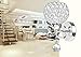 Wall Sconces Crystal Wall Lights Sunsbell Silver Wall Decor, Crystal Decor Wall Lamp, Lighting Polished Chrome Finish Wall Light Fixtures for Living Room Decor Bathroom Hallway (Give Away Bulbs)