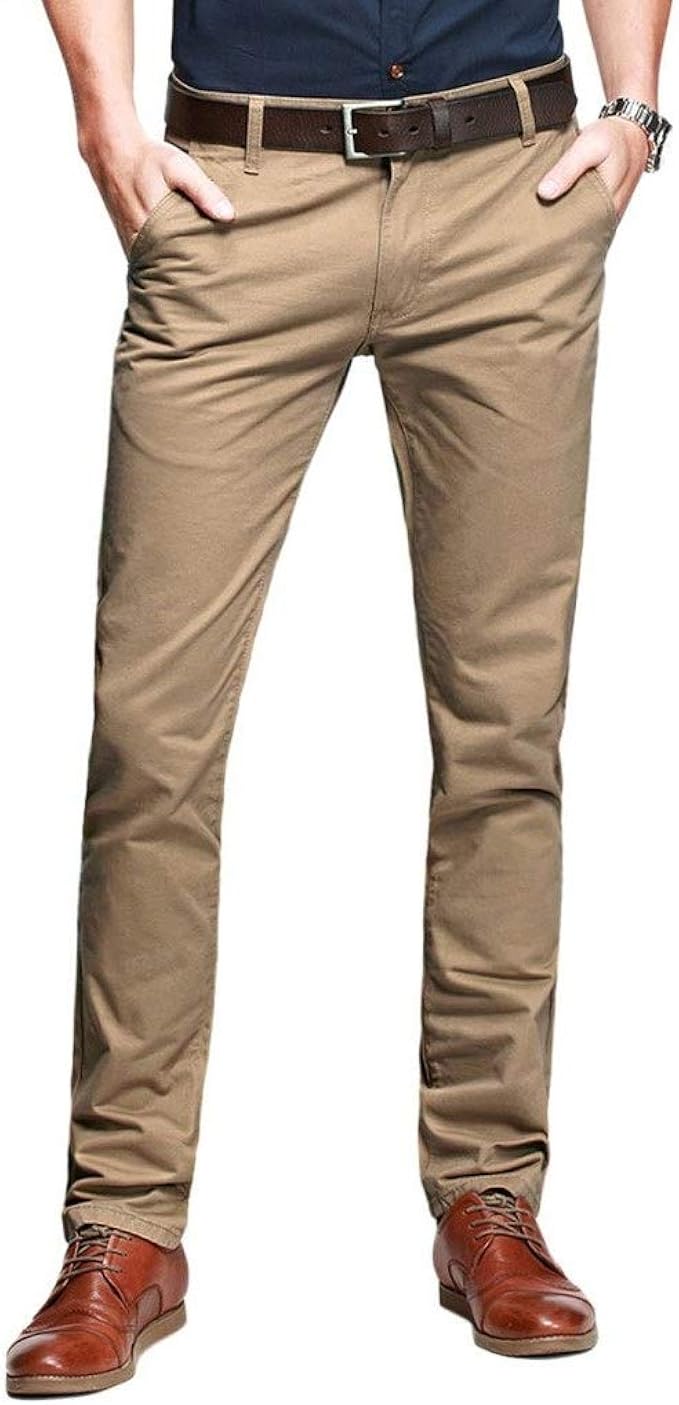 Ochenta Mens Casual Tapered Flat Front Pants At Amazon Men S