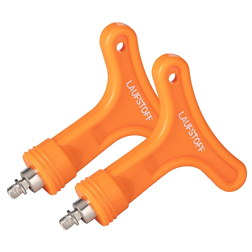 LAUFSTOFF Spike Key Athletics Set of 2, 2er Sparset Spikeschlüssel, Mechanical Wrench, Blue, Orange, Red