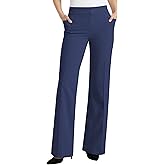 SEMARO Womens High Waist Dress Pants Business Casual Work Office Pants Wide Leg Stretchy Lounge Trousers