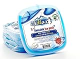 Premium Slim Lunch Ice Packs Set of 5 By Chillax Great with Lunch Box and Lunch Bag Long Lasting Reusable Ice Pack