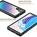 Nineasy Samsung Galaxy Note 10 Waterproof Case, Note 10 Case 360° Full Body Protection with Built in Screen Protector Underwater Cover IP68 Shockproof Case for Note 10 Black/Clear