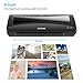 JZBRAIN Laminating Machine, Laminator Machine A4 Maxinmum, Quick Warm-up, Hot & Cold Fast Lamination (Black)