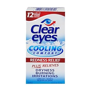Amazon Com Clear Eyes Cooling Comfort Redness Relief 0 5 Ounce