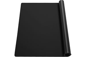 Ewen 25.6x17.5 Inch Large Silicone Kitchen Counter Mat, 2MM Thick Heat Resistant Countertop Protector, Silicone Mat Under Air