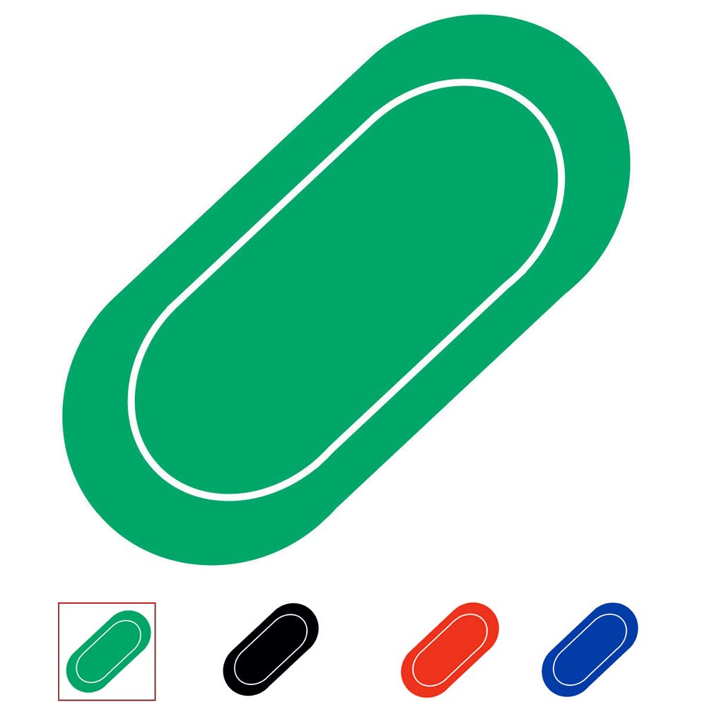 Best green felt round poker table cloth