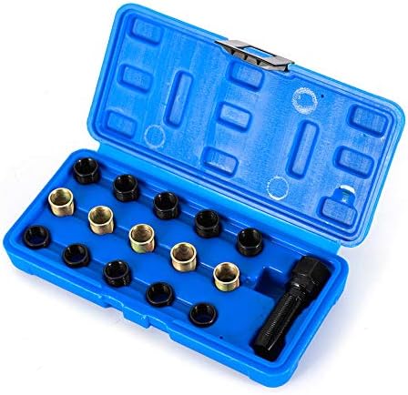 RANZIX Spark Plugs Thread Repair Kit for Repair Tool M14 x 1.25 16 Pieces