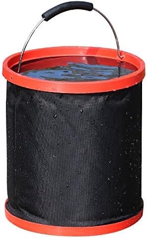 Cubo plegable 3,2 L, portátil plegable Cubo Pesca cubo de limpieza ...