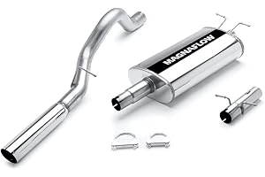 MAGNAFLOW EXHAUST PRODUCTS MagnaFlow Performance Exhaust System 15659: Cat-Back, Street Series, Compatible with 2000-2003 Dodge Durango