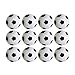 Table Soccer Foosballs Replacements Mini Black and White Soccer Balls - Set of 12 primary
