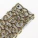 niceeshop(TM) Glod Chrome Electroplating Hollow Pattern Hard Case Cover for iPhone 5 5S