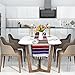 Xplanet Mexican Table Runner 14 x 84 inch Colorful Striped Mexican Serape Blanket Party Wedding Decorations Fringe Cotton Table Runner