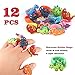 KOKSII Qunan 48 Pcs Dinosaur Party Favors Dino Party Keychains Bracelets Rings Stickers Drinking Straws Dinosaur Toys Prizes Gift Goodie Bag Fillers for Kids Boys Birthday Dinosaur Party Supplies