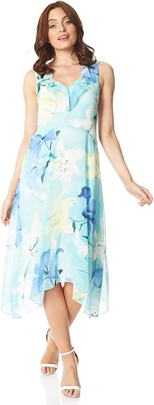 floaty midi dress for wedding guest