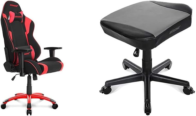 Amazon Co Jp セット買い Akracing ゲーミングチェア Wolf Red 赤 オットマン フットレスト Grey グレー 文房具 オフィス用品