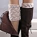 Coromose 2015 Women Knitted Hollow Out Twill Leg Warmers Socks (Winter-Beige)