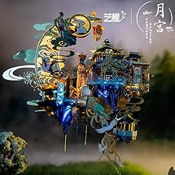 MU Moon Palace 3D Metal Puzzles for Adult to Build