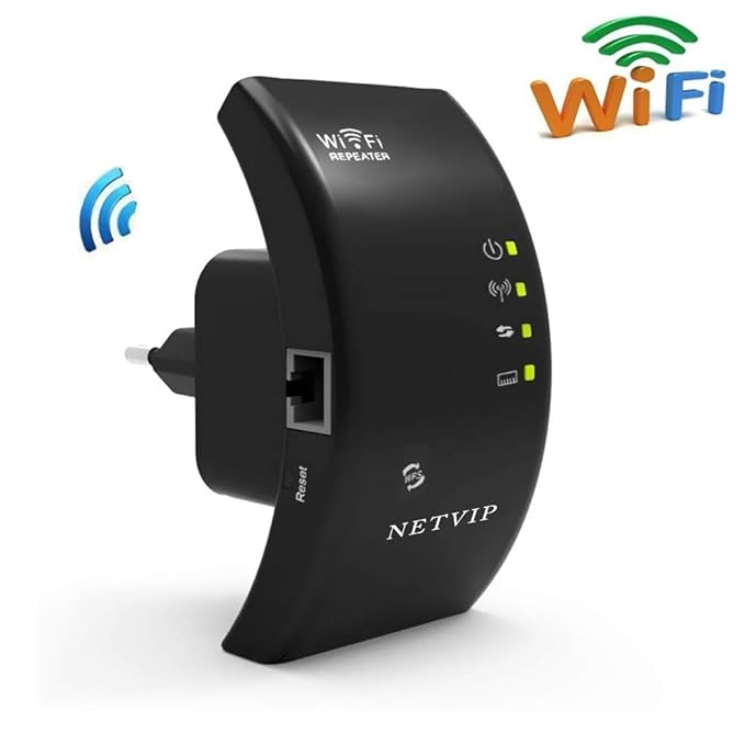 title=NETVIP Ripetitore WiFi Wireless WiFi Extender e Access Point(2.4GHz, 300mbps)