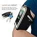 iPhone 8 Waterproof Running Armband with Extra Pockets for Keys, Cash and Credit Cards. Phone Arm Holder for Sports, Gym Workouts and Exercise (Small - Large Arms)