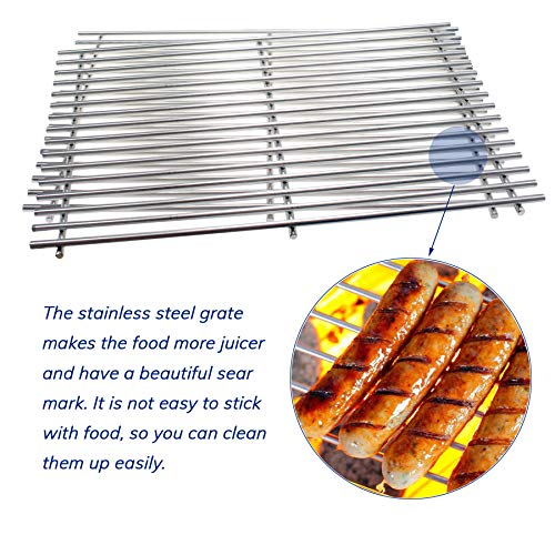 Utheer 7639 304 Stainless Steel Grill Grates for er Spirit I & II