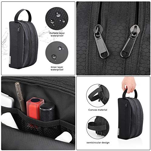 emissary Nylon Men's Toiletry Bag - Large Waterproof Shower Bag - Travel Toiletries Bag - Dopp Kitt for Men - Toiletry Bag for Men and Women - Shaving Bag for Men Travel (Black Water-Resistant) 3 emissary Nylon Men's Toiletry Bag - Large Waterproof Shower Bag - Travel Toiletries Bag - Dopp Kitt for Men - Toiletry Bag for Men and Women - Shaving Bag for Men Travel (Black Water-Resistant)