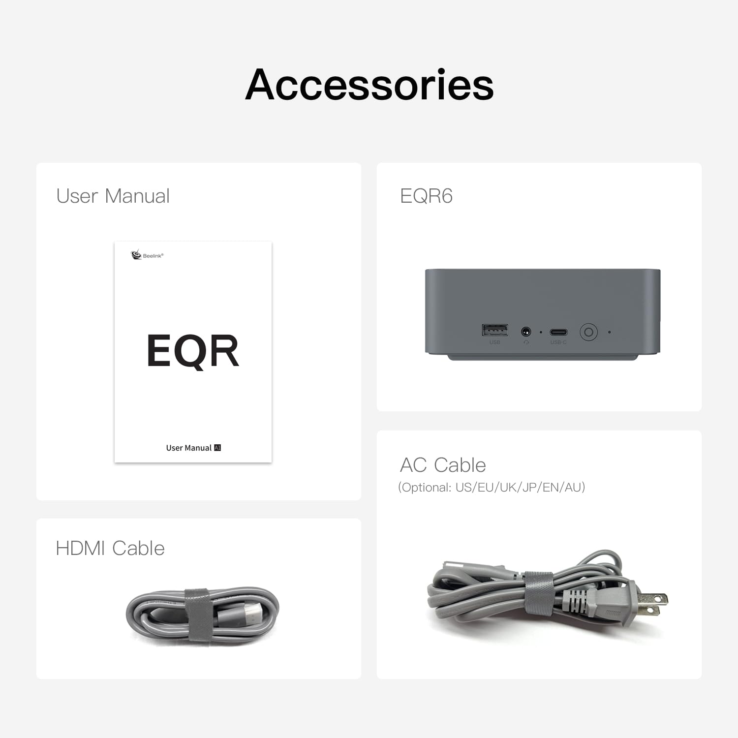 Beelink EQR6 Mini PC AMD Ryzen 5 6600H(Up to 4.5GHz), 32GB DDR5 RAM 500GB PCIE4.0 SSD Dual LAN Mini PC, AMD Radeon 660M, Dual HDMI/ WiFi6/ BT5.2/ Home/Office/Build-in Power Supply Mini Computer