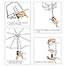 urophylla Windproof Travel Umbrella, Compact Folding Umbrella Automatic Open Close, WIND-DEFYING 9-RIB Lightweight Small Umbrella for Backpack