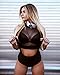 iHeartRaves Suspender High Waisted Rave Booty Shorts Black Small