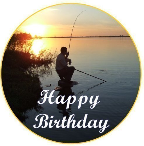 5055644400827 EAN - Fishing Design Cake Topper Edible ...