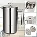 LOSCATO 34OZ Double Wall Stainless Steel French Press Coffee Maker (1L)