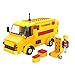 COGO Cute Postal Mail Trucks Delivery Service Car Vehicle Building Blocks Car Toys Gift Toys for Kids Boys and Girls Play Set Kit Yellow 178 Bricks CG4107