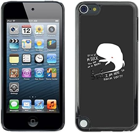 Rubber Case Hard Shell Cover Protective Accessory BY RAYDREAMMM - Apple iPod Touch 5 - FUNNY - DICK WHALE PUNISH