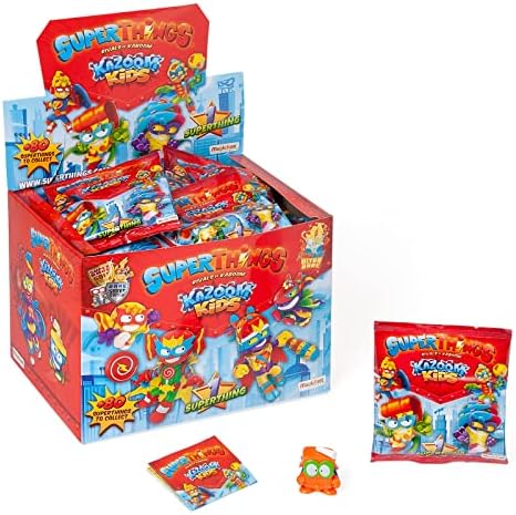 SUPERTHINGS Kazoom Kids – Box of 50 x One Packs with figures from the ...