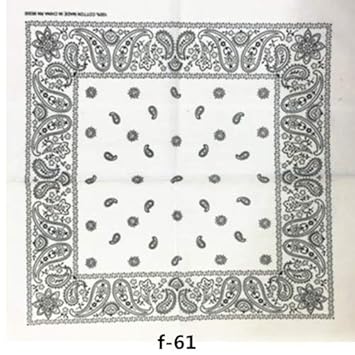 Paisley Printed Kerchief Neckerchief Hip Hop Headwear Amazon In