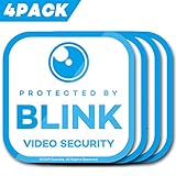 Waterproof Window Decals for Blink XT Camera Home Security System-4pack (Blue)