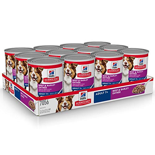 Hill's Science Diet Wet Dog Food, Adult 7+ for Senior Dogs, Beef
