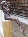 Cast Iron Sitting Mermaid Figure Nautical Decor Statue