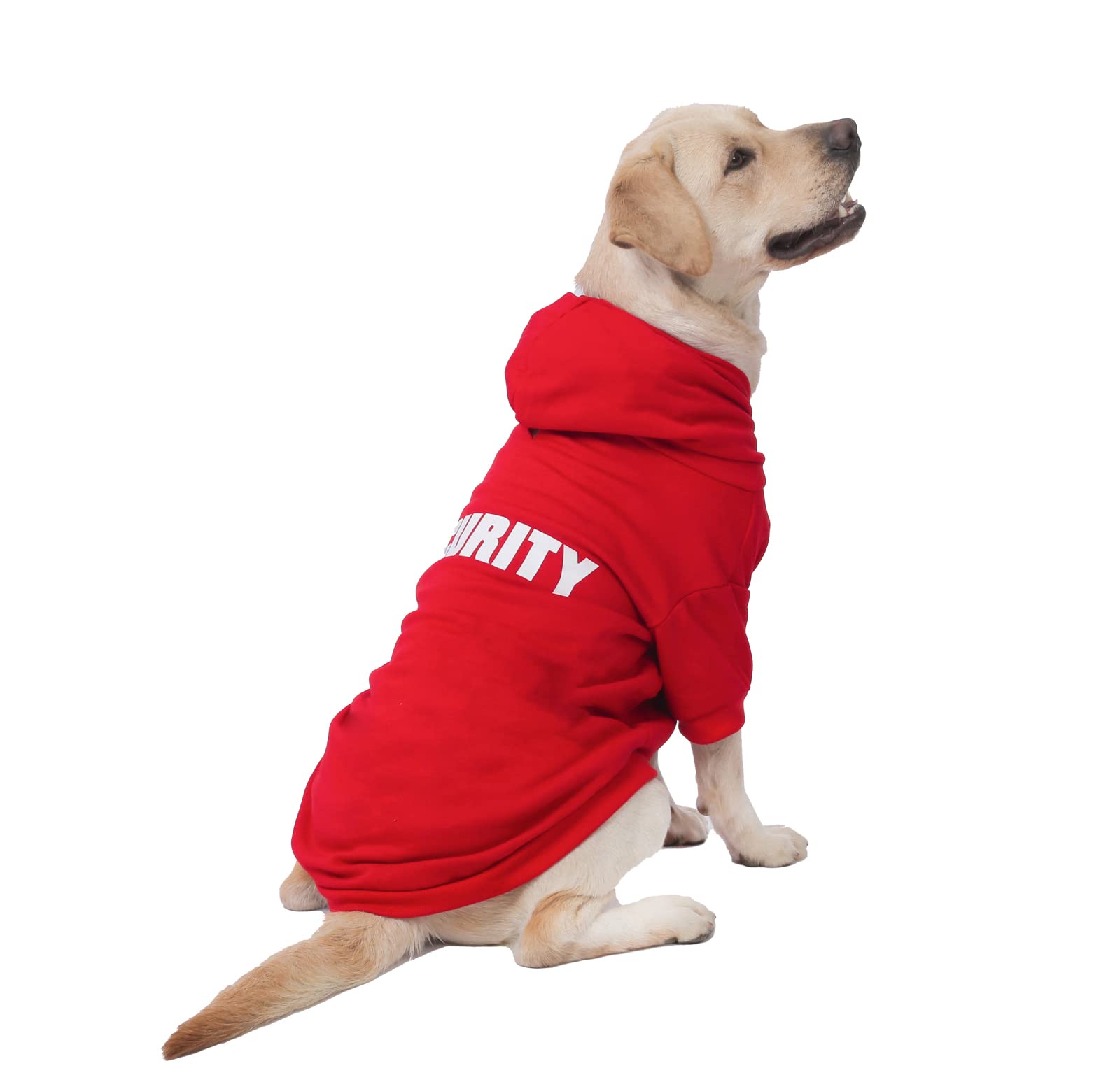Dog Hoodie,Fashion Soft Cotton Pet Hoodie Hooded Clothes Warm Autumn Winter Coat T-Shirt Costume Apparel for Large Dogs (X-Large, Red)