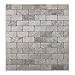 Silverado Gray 2X4 Marble Tumbled Mosaic Tile