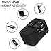 Coskip Travel Adapter, Worldwide Universal Travel Plug Power AC Adapter Converter Dual USB Ports