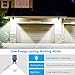 URPOWER Solar Lights Outdoor, 4th Generation Solar Spotlight 2-in-1 Waterproof Motion Sensor Energy-saving Solar Light Solar Landscape lights Outdoor Security Wall Light for Garden, 2Pack (Cool White)